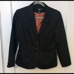 Black Peplum Blazer